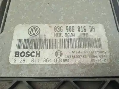 Second-hand car spare part ecu engine control for seat altea (5p1) reference oem iam references 03g906016dh  