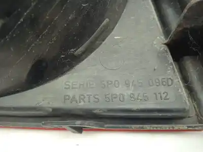 Second-hand car spare part right tailgate light for seat altea (5p1) reference oem iam references 5p0945096d  