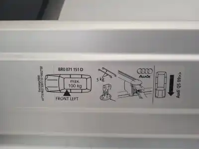 Pièce détachée automobile d'occasion porte-bagages pour audi q5 (8r) 2.0 16v tdi références oem iam 8r0071151d  