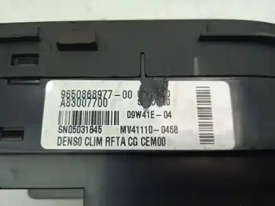 Автозапчасти б/у климат-контроль за citroen c4 picasso i monospace (ud_) 1.6 hdi ссылки oem iam 9650868977