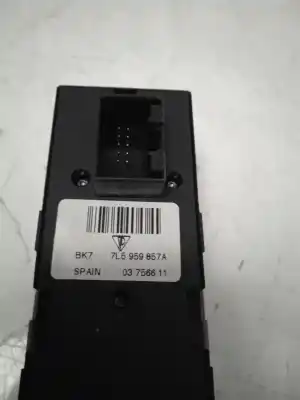 Автозапчасти б/у выключатель левого переднего окна за porsche cayenne (typ 9pa) 4.5 v8 turbo cat 450 cv / 331 kw ссылки oem iam 7l5959857a  