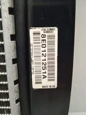 Peça sobressalente para automóvel em segunda mão radiador de água por audi a4 b7 avant (8ed) 2.0 tdi 16v referências oem iam 8e0121251a  