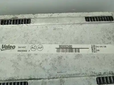 Автозапчастина б/у інтеркулер для peugeot 308 1.6 16v turbo cat (5fx / ep6dt) 150 cv / 110 kw посилання на oem iam 9656503480  