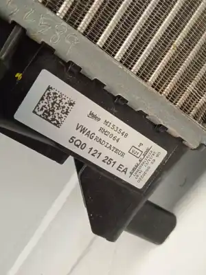 Автозапчастина б/у водяний радіатор для seat leon (5f1) style visio посилання на oem iam 5q0121251ea  