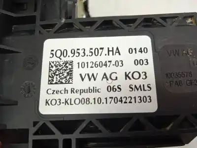 Second-hand car spare part headlights switch for seat leon (5f1) style visio oem iam references 5q0953507ha Second-hand car spare part headlights switch for seat leon (5f1) style visio oem iam references 5q0953507ha
