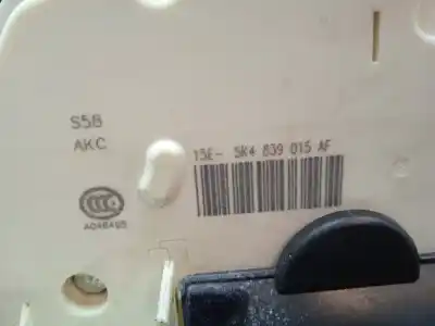 Second-hand car spare part rear left door lock for seat leon (5f1) style visio oem iam references 5k4839015af Second-hand car spare part rear left door lock for seat leon (5f1) style visio oem iam references 5k4839015af