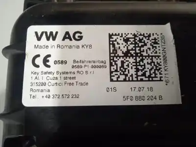 Second-hand car spare part airbag kit for seat leon st (5f8) style oem iam references   