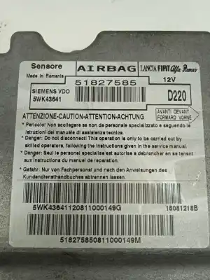 İkinci el araba yedek parçası hava yastigi kontrol ünitesi için fiat bravo (198) 1.9 16v dynamic multijet oem iam referansları 51827585  