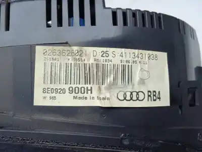 Автозапчастина б/у панель інструментів для audi a4 b6 (8e2) 3.0 посилання на oem iam 8e0920900h  