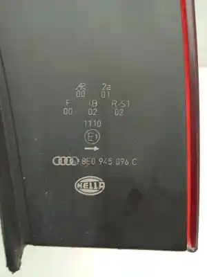 Автозапчасти б/у ПРАВЫЙ ЗАДНИЙ ФОНАРЬ за AUDI A4 B6 (8E2)  ссылки OEM IAM 8E0945096C  
