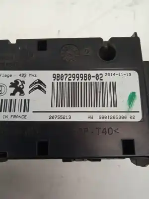 Second-hand car spare part electronic module for peugeot 5008 active oem iam references 9807299980  