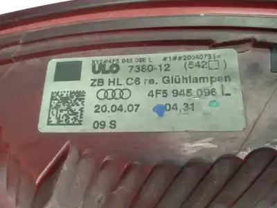 Piesă de schimb auto la mâna a doua LAMPÃ SPATE DREAPTA pentru AUDI A6 C6 (4F2)  Referințe OEM IAM 4F5945096L  