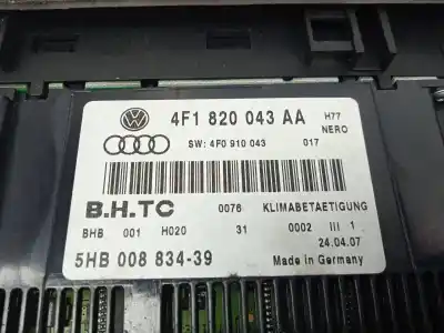 Автозапчастина б/у клімат-контроль для audi a6 c6 (4f2) 2.0 tdi посилання на oem iam 4f1820043a  