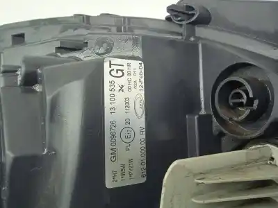 Second-hand car spare part left headlight for opel corsa 3 c 1.3 cdti 70ch manual oem iam references 13100535  