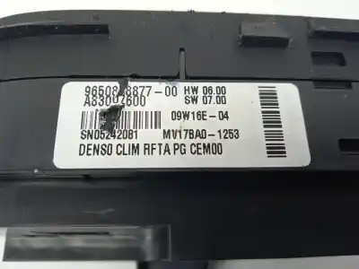 Автозапчасти б/у климат-контроль за citroen c4 picasso i monospace (ud_) 1.6 hdi ссылки oem iam 9650868877  