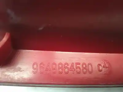 Second-hand car spare part left tailgate light for citroen c2 (jm_) 1.1 oem iam references 9649864580  