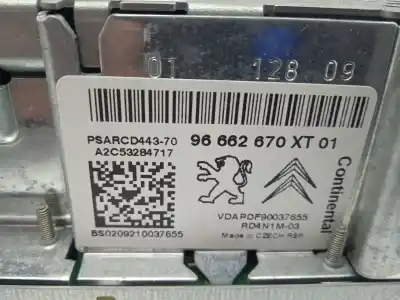 Автозапчасти б/у аудиосистема / радио cd за citroen c4 picasso i monospace (ud_) 1.6 hdi ссылки oem iam 96662670xt  