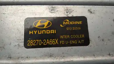 Second-hand car spare part intercooler for hyundai i30cw 1.6 crdi cat oem iam references 282702a66x