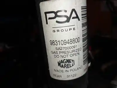 Peça sobressalente para automóvel em segunda mão amortecedor traseiro esquerdo por ds 3 crossback so chic referências oem iam 98310948800  