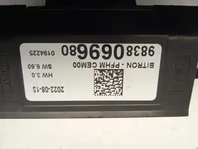 Peça sobressalente para automóvel em segunda mão módulo eletrônico por ds 3 crossback so chic referências oem iam 9838069680  