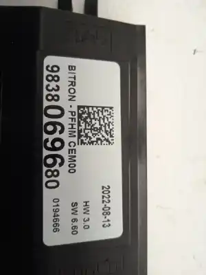 Second-hand car spare part electronic module for ds 3 crossback so chic oem iam references 9838069680  