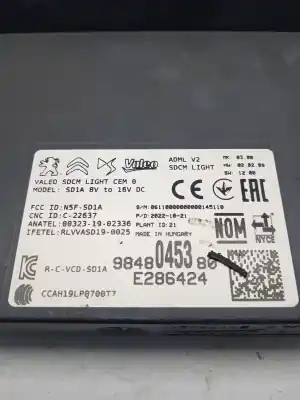 Second-hand car spare part electronic module for ds 3 crossback so chic oem iam references 9848045380  