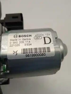 Tweedehands auto-onderdeel achterwissermotor voor ds 3 crossback so chic oem iam-referenties 9819900080  