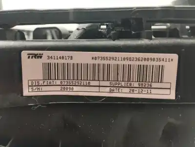 Автозапчастина б/у передня ліва подушка безопасности для lancia ypsilon (402) 1.2 cat посилання на oem iam 07355292110  