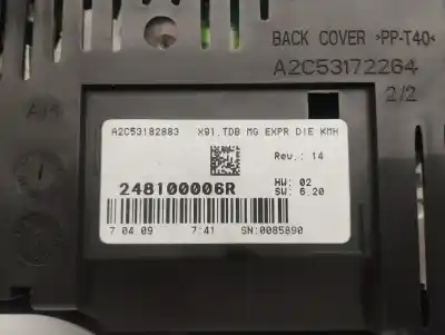 Peça sobressalente para automóvel em segunda mão quadrante por renault laguna iii privilege referências oem iam 248100006r  