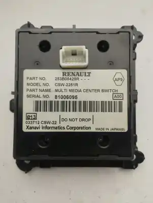 Second-hand car spare part multifunction switch for renault laguna iii privilege oem iam references 253b05429r  