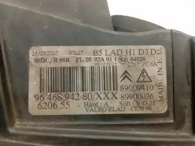 İkinci el araba yedek parçası sag far için citroen c4 berlina 1.6 16v hdi fap oem iam referansları 620655  