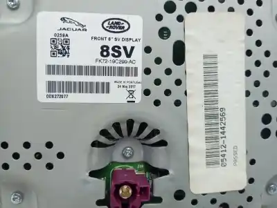 Автозапчастина б/у багатофункційний дисплей для land rover discovery sport se 180 cv / 132 kw посилання на oem iam fk7219c299ac  