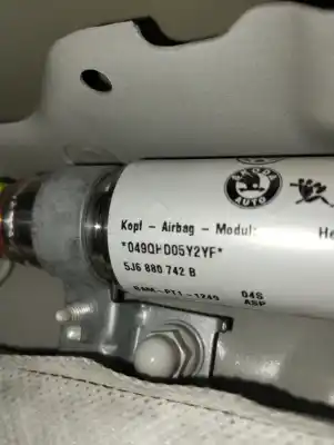 Peça sobressalente para automóvel em segunda mão airbag de cortina dianteiro direito por skoda fabia combi (5j5) 1.6 tdi 75 cv / 55 kw referências oem iam 5j6880742b