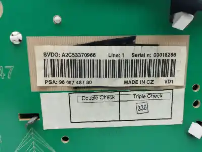Second-hand car spare part dashboard for peugeot 207/207+ (wa_, wc_) 1.6 16v vti oem iam references 9666748780  