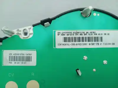 Peça sobressalente para automóvel em segunda mão quadrante por citroen c3 1.0 vti referências oem iam 98041179xt  