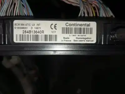 Second-hand car spare part fuse box unit for renault scénic iii (jz0/1_) 1.5 dci oem iam references 284b13640r  