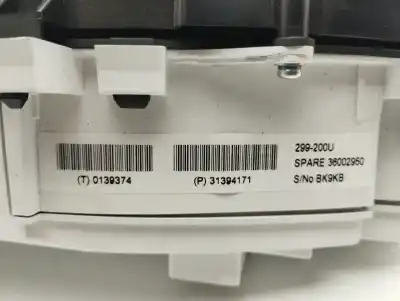 Peça sobressalente para automóvel em segunda mão quadrante por volvo v40 kinetic referências oem iam 31394171  