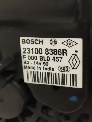 Автозапчастина б/у генератор для dacia logan ii 1.2 посилання на oem iam 231008386r  