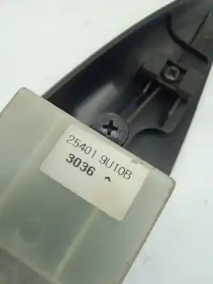 Peça sobressalente para automóvel em segunda mão botão / interruptor elevador vidro dianteiro esquerdo por nissan note (e11e) 1.6 16v cat referências oem iam 254019u10b