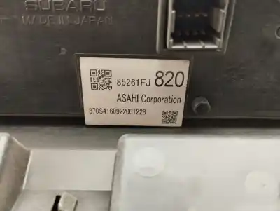 Second-hand car spare part multifunction display for subaru xv executive oem iam references 85261fj820  
