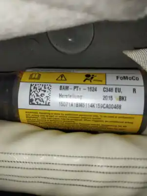 Peça sobressalente para automóvel em segunda mão airbag de cortina dianteiro direito por ford focus lim. (cb8) 1.6 tdci cat referências oem iam 1b6301500