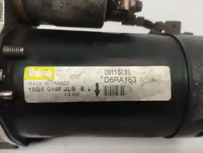 Second-hand car spare part starter motor for opel corsa c 1.2 16v cat (z 12 xe / lw4) oem iam references d6ra163  