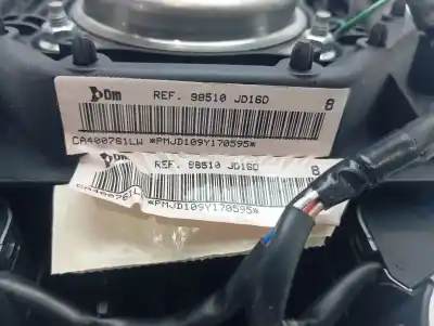 Pièce détachée automobile d'occasion airbag avant gauche pour nissan qashqai / qashqai +2 i (j10, nj10, jj10e) 1.5 dci références oem iam 98510jd16d  