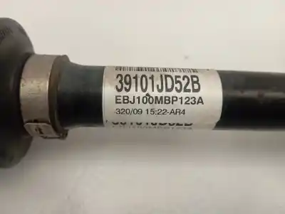 Pezzo di ricambio per auto di seconda mano trasmissione anteriore sinistra per nissan qashqai / qashqai +2 i (j10, nj10, jj10e) 1.5 dci riferimenti oem iam 39101jd52b  