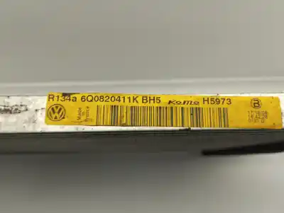 Автозапчастина б/у конденсат/радіатор кондиционера для skoda fabia ii combi (545) 1.2 посилання на oem iam 6q0820411k