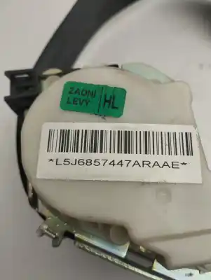 Автозапчастина б/у задній лівий ремін безпеки для skoda fabia ii combi (545) 1.2 посилання на oem iam 5j6857447a  