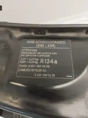 Gebrauchtes Autoersatzteil frontblende zum mercedes vito (w639) basic, combi 111 cdi compacto (639.601) 116 cv / 85 kw oem-iam-referenzen a6395843338  