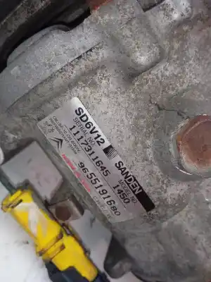 Second-hand car spare part air conditioning compressor for citroen c2 cool oem iam references 9655191680  