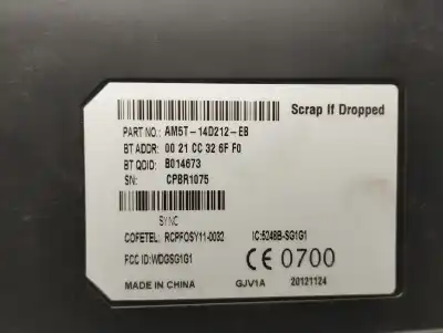 Peça sobressalente para automóvel em segunda mão módulo eletrônico por ford focus lim. (cb8) trend referências oem iam am5t14d212eb  