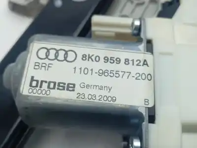 İkinci el araba yedek parçası arka sag cam regülatörü için audi a4 b8 (8k2) 2.0 tdi oem iam referansları 8k0959812a  